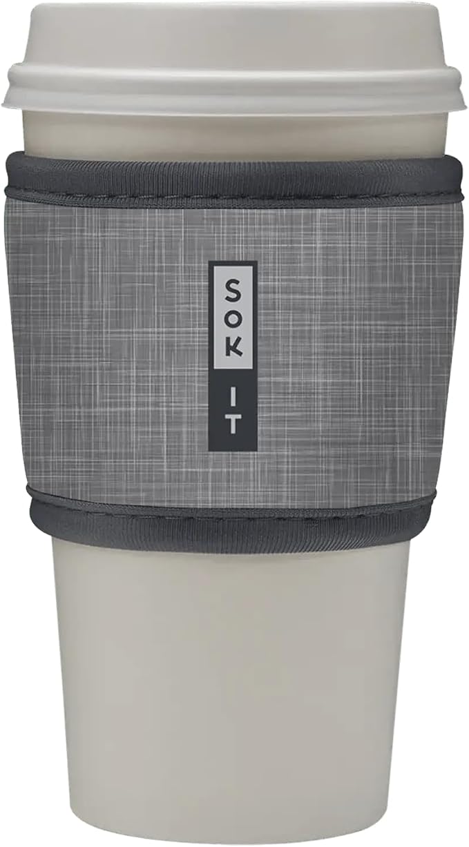 Sok It HotSok Coffee & Tea Reusable Insulated Neoprene Cup Sleeve by SokIt