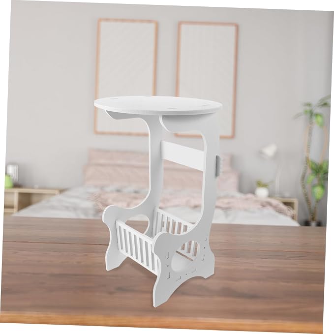 MERRYHAPY Modern Small Round Accent Table - Image 8