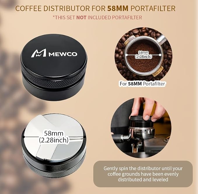 7 Pack Espresso Tamper Station&Coffee Distributor Tamper&Espresso WDT - Image 4