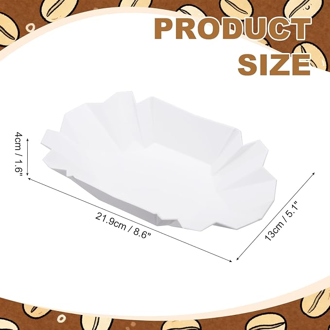 uxcell Coffee Beans Sample Tray, 260g Coffee Beans Display Dish Reusable - Image 2