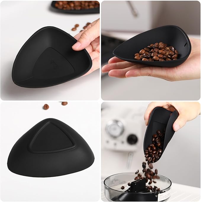 Bincoo Flexible Silicone Coffee Bean Dosing Cup, 2 Pack Weigh Boat Container - Image 5