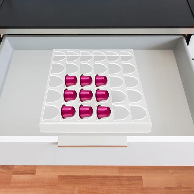 NUOBESTY Coffee Capsule Rack Transparent Acrylic Organizer - Image 4