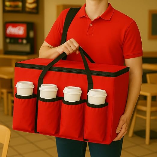 musbus catering bag for doordash uber eats 22x14x14 Insulated Food Delivery Bag - Image 4