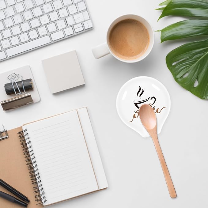 Coffee Ceramic Spoon Rest, Funny Spoon Holder - Image 6