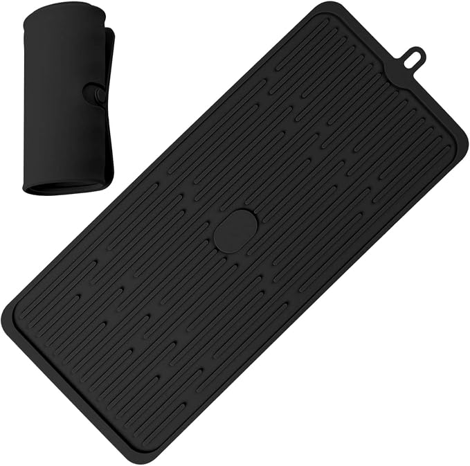 Silicone Dish Drying Mat 18”x8”, Heat Resistant Trivets by wonlex