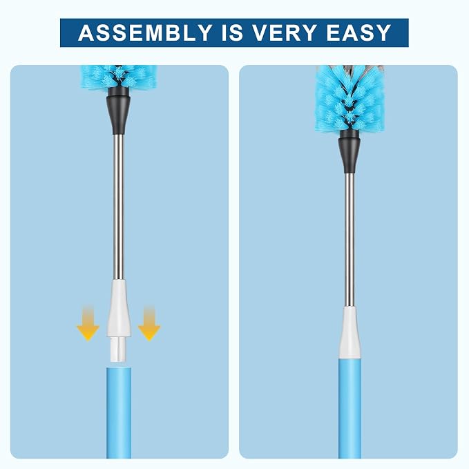 2-in-1 Water Bottle Brush, 14.5-inch Long-Handled Cleaning Brush, Kitchen - Image 3
