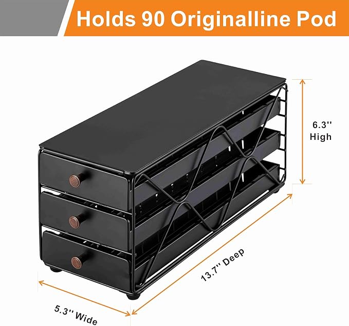 ZCDCP Coffee Pod Holder Drawer Storage, Compatible - Image 3