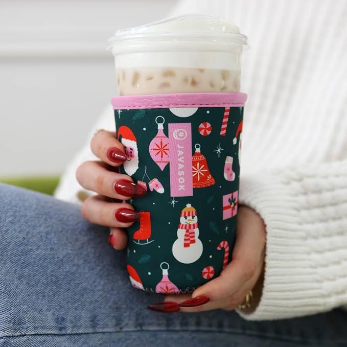 Sok It JavaSok Iced Coffee & Cold Soda Insulated Neoprene Cup Sleeve - Image 2