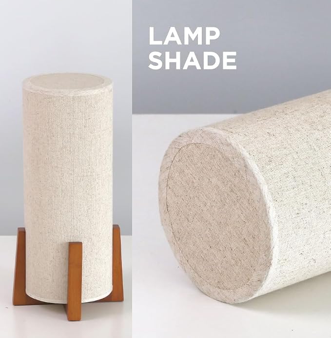 KUNJOULAM Modern Table Lamps, Nightstand Lamp - Image 3
