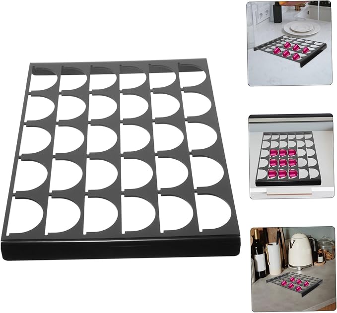 LABRIMP Acrylic Coffee Capsule Holder Rack Slot Storage Organizer - Image 5