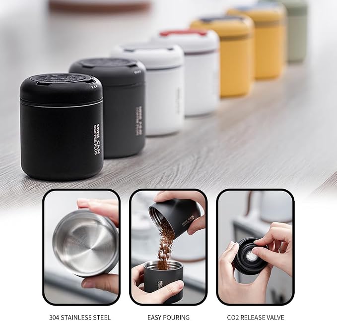 watchget Portable Mini Airtight Coffee Canister - Image 5