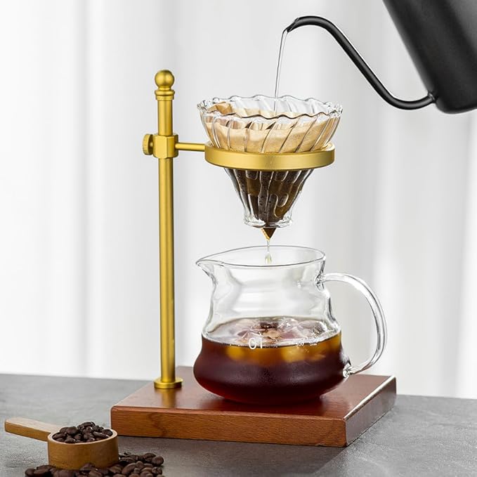 Pour Over Coffee Maker Set – Glass Coffee Dripper - Image 4