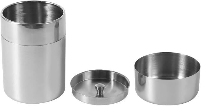 Tyenaza Tea Canister, Stainless Steel Tea Tins, Textured Tea/Coffee/Sugar by Tyenaza