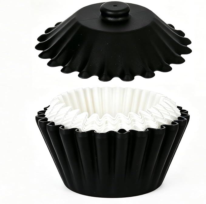 CAFEMASY Coffee Filter Storage Container with-Lid by CAFEMASY