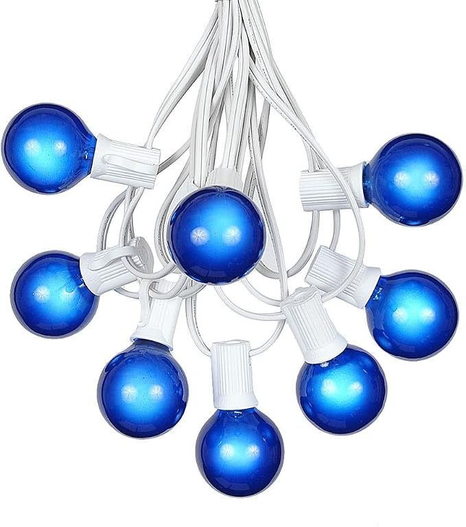 100 Foot G40 Outdoor Patio String Lights by NoveltyLights-LightExperts