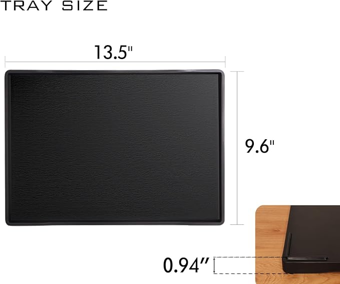 Black Serving Tray for Gathering Small Items | Serving Accessory, Perfume and - Image 6