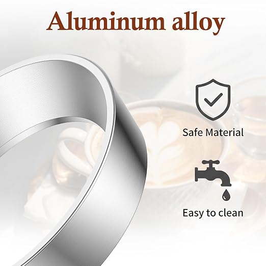 58mm Espresso Dosing Funnel for Portafilter, Magnetic Aluminum Coffee Dosing - Image 6