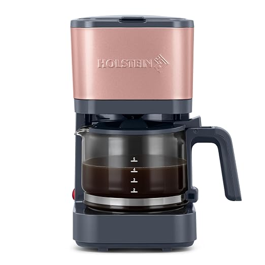 Holstein Housewares 5 Cup Coffee Maker – Compact Drip Coffee Machine by HolsteinHousewares