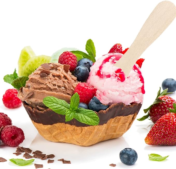 200 Pcs 4-inch Mini Wooden Spoons, Disposable Eco Friendly Sugar Salt Scrub - Image 5