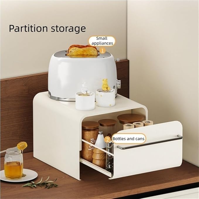 Single-Tier Coffee Machine Storage Rack，Modern and Minimalist Desktop Storage - Image 3