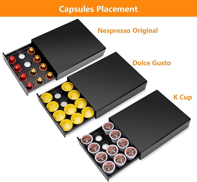 K-Cup Coffee Pods Holder, Coffee Pod Storage Drawer - Image 6