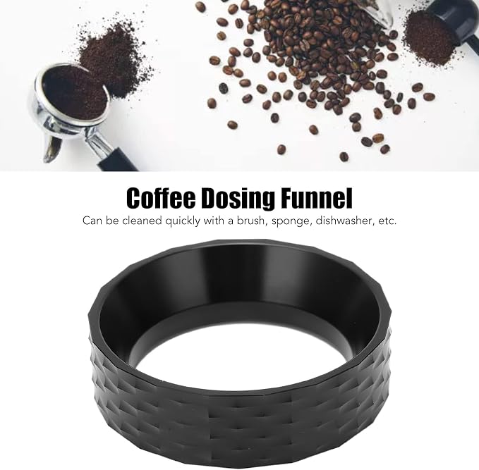 Coffee Dosing Funnel, Professional Dosing Ring Tool Aluminum Alloy Dosing Ring - Image 3