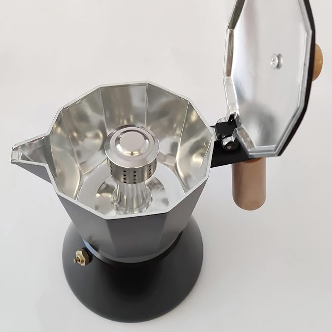 Moka Pot Stovetop Espresso Coffee Maker Accessories Anti-Splash Valve Stainless - Image 7