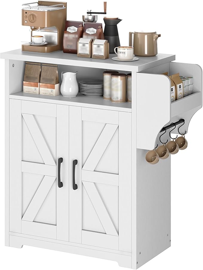 YATINEY Coffee Bar Cabinet, Kitchen Island by Yatiney