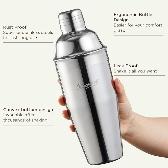 Cocktail Shaker, KITESSENSU 24oz Drink Shaker - Image 4