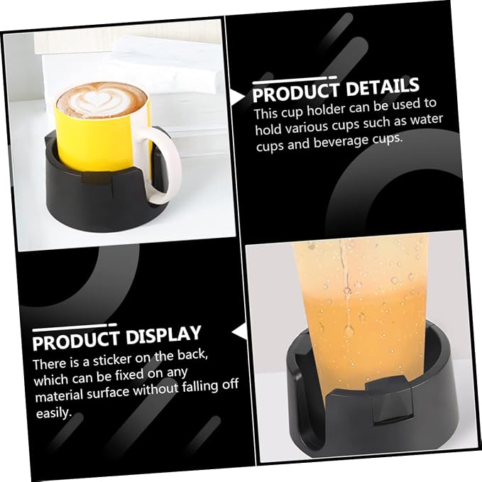 Tabletop Plastic Cup Holder Spill Beverage Container - Image 6