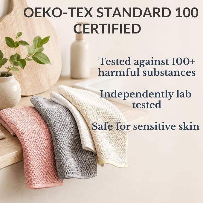 Solyra Non-Toxic Microfiber Kitchen Cleaning Cloths, 6 Pack, 12 x 12 in | - Image 5