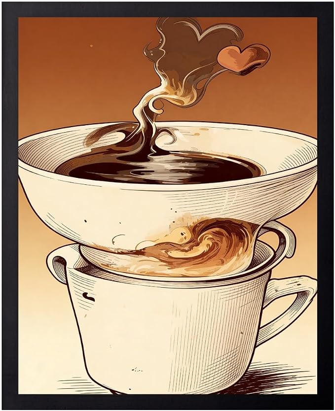 Lawrence Williams Designs Coffee Love Poster by LawrenceWilliamsDesigns