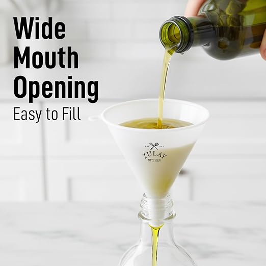 Zulay Kitchen 3-Piece Plastic Funnel Set - Image 4