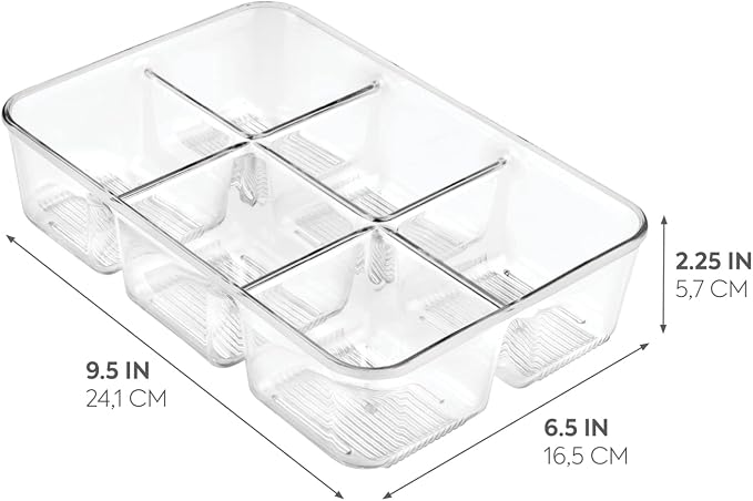 iDesign Clear Tea Bag & Sugar Packet Organizer - Image 2