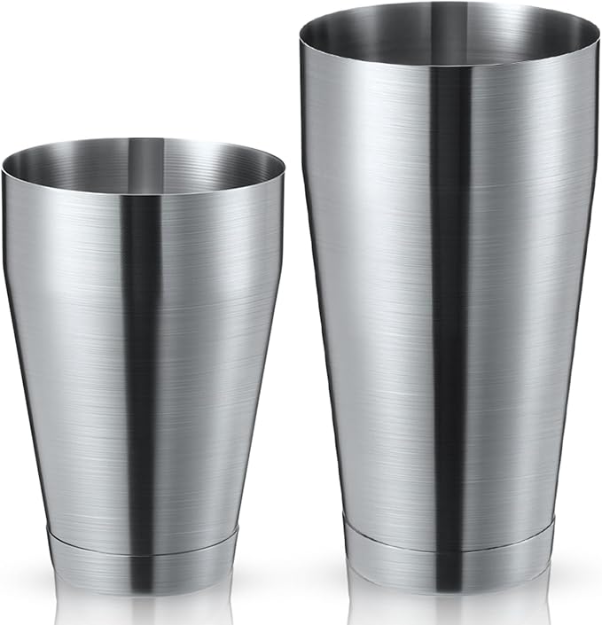 Sabary 2 Pcs Cocktail Shakers Professional Bar Shaker Boston Set Stainless by Sabary