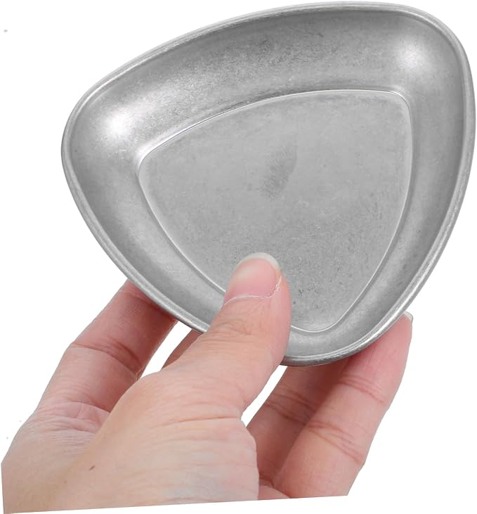 Retro Coffee Bean Display Plate Stainless Steel Weighing Tray - Image 3