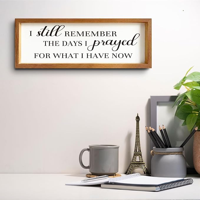 Wooden Picture Frame 15.8 X 5.9 X 0.78 Inches Gratitude Wall Decor - Image 4