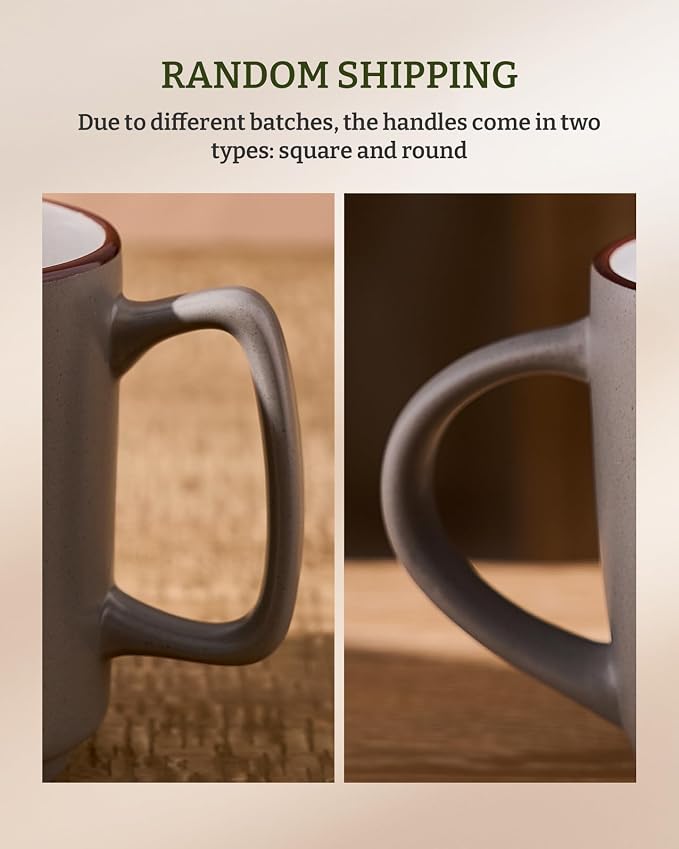 famiware Coffee Mugs Set of 6, Nebula 14oz Coffee Mugs, Ceramic Cup Set - Image 3