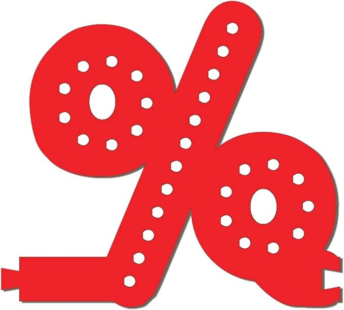 M&T Displays LED Marquee Letter Lights Modular Red Light Up Alphabet Initial% by MTDisplays