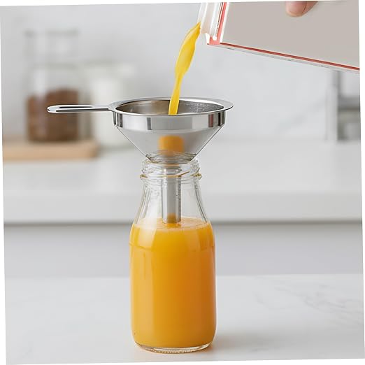 Small Funnel with Filter, 304 Stainless Steel Mini Funnel - Image 4