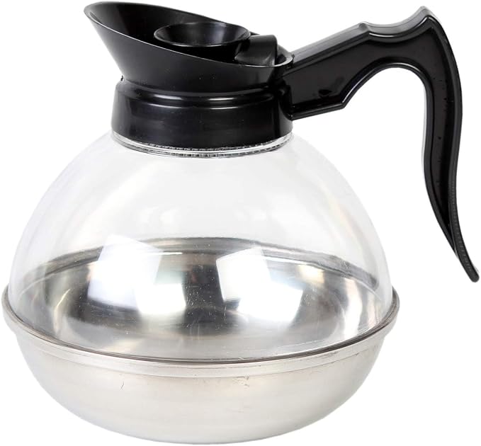 Soro Essentials- 64 oz. Stainless Steel Coffee Pot Decanter by Soro+Essentials