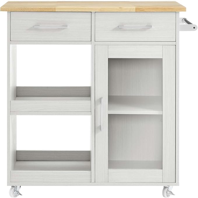 Modway Culinary Rolling Kitchen Cart - Image 4
