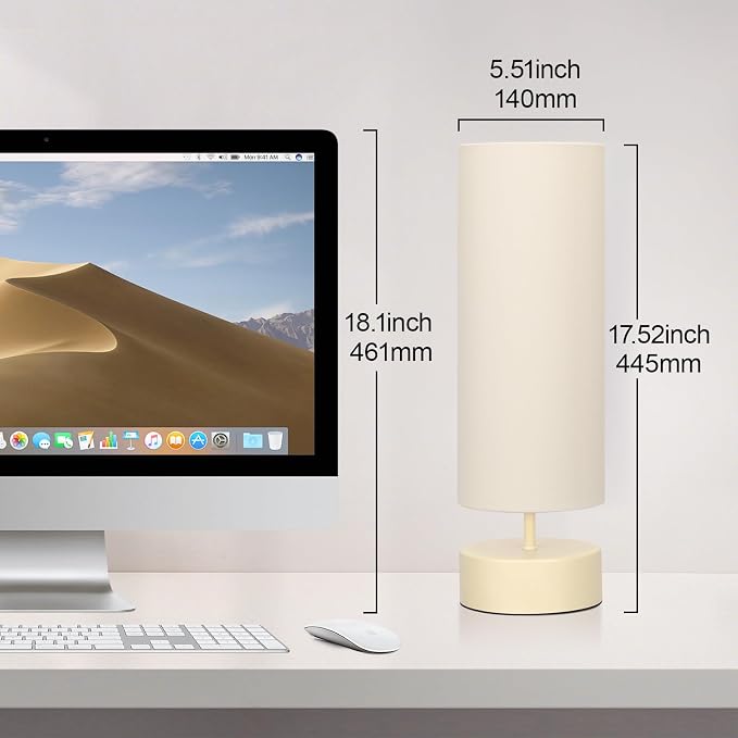 Touch Control Table Lamp, 3 Way Dimmable Bedside Table Lamp - Image 4