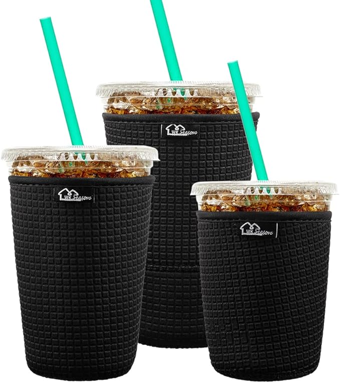Reusable Iced Coffee Cup Sleeve by WKIEASON