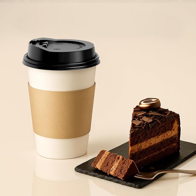50 Pack 12 oz Compostable Coffee Cups - Image 5