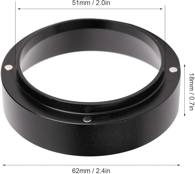 Espresso Dosing Funnel, Aluminum Coffee Powder Dosings Ring Cafe Maker Rings - Image 6