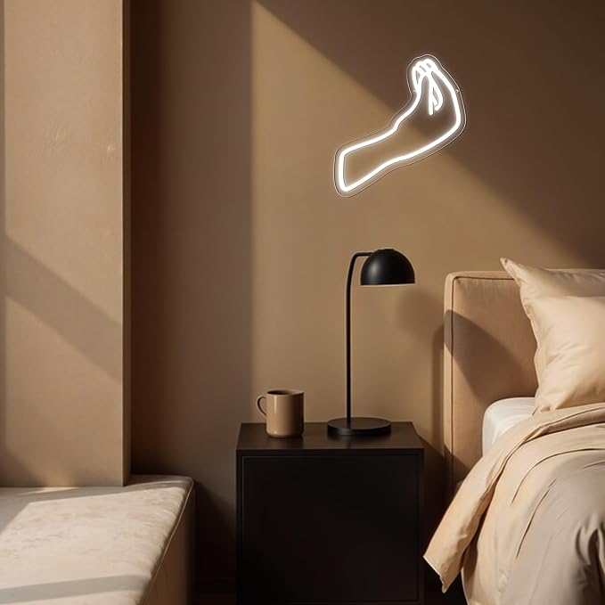 Allball Italian Gesture Neon Sign, USB Powered Dimmable LED Neon Light - Image 6