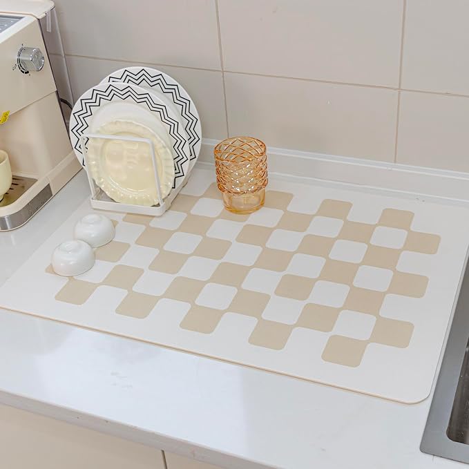 24''x16'' Water Absorbent Dish Drying Mats by MelayRug