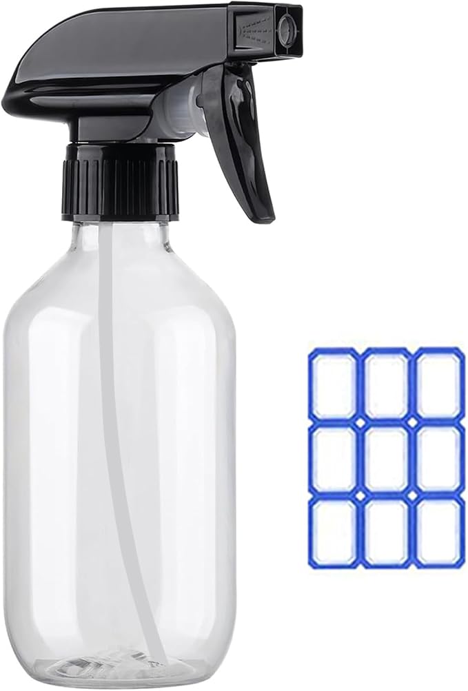 Spray Bottles 1 Packs-10 oz/300 ml Plastic Refillable Containers by FANSTINOW