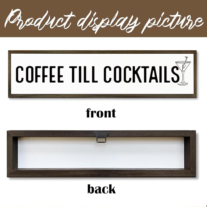 Coffee Decor Signs, Rustic Home Decors - Image 3